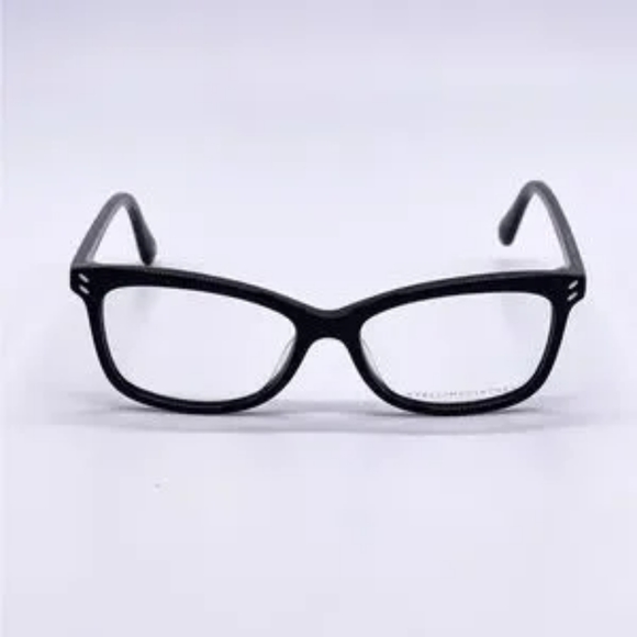 NEW STELLA MCCARTNEY WOMEN CAT EYE BLACK SC0156O 001  EYEGLASSES - Picture 2 of 4